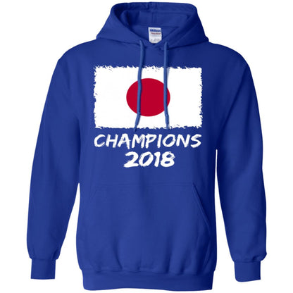 Football Lover T-shirt Japan Champions 2018 T-shirt Royal