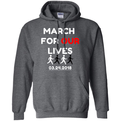 March For Our Lives Gun Control T-shirt Dark Heather