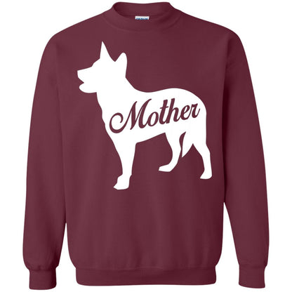 American Cattle Dog Mom T-shirt Maroon