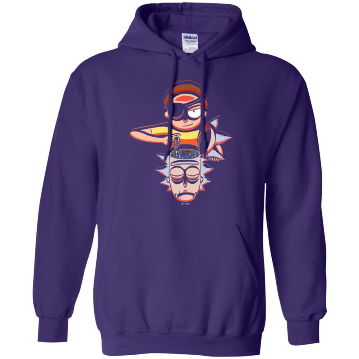 Film T-shirt Cartoon Lover Evil Morty Purple