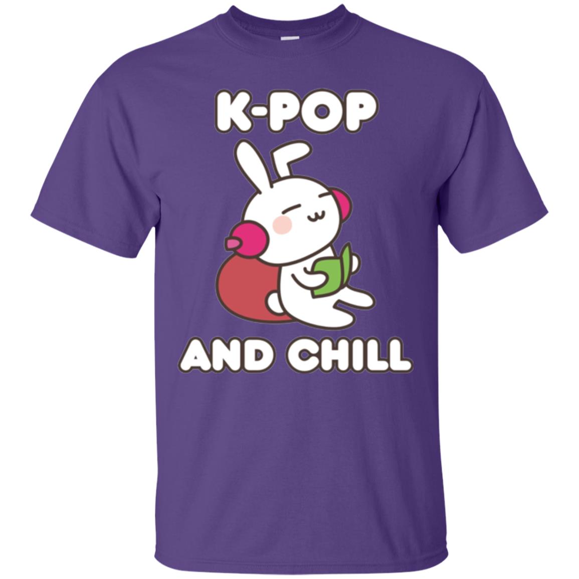 K-pop T-shirt K-pop And Chill Purple