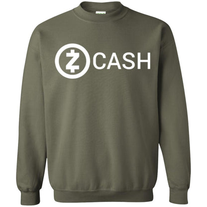 Cryptocurrency Zec Logo T-shirt Zcash Military Green
