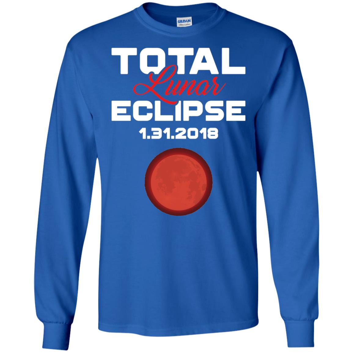 Eclipse January 31st 2018 Total Lunar Eclipse T-shirt Blood Moon Royal