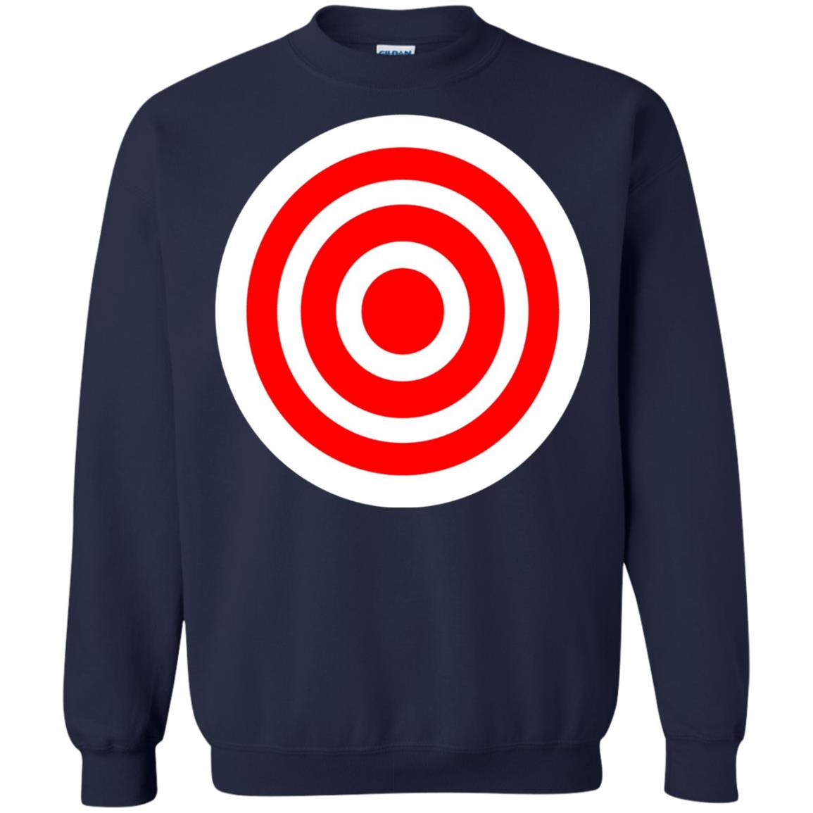 Funny Practice Bulls Eye Board Game Target T-shirt Navy