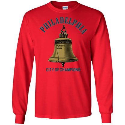 Football T-shirt Philadelphia City Of Champions Red