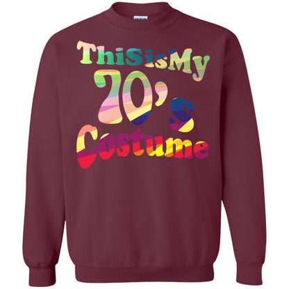 70s Halloween Costume 70s T-shirt For Women Men Girls Maroon