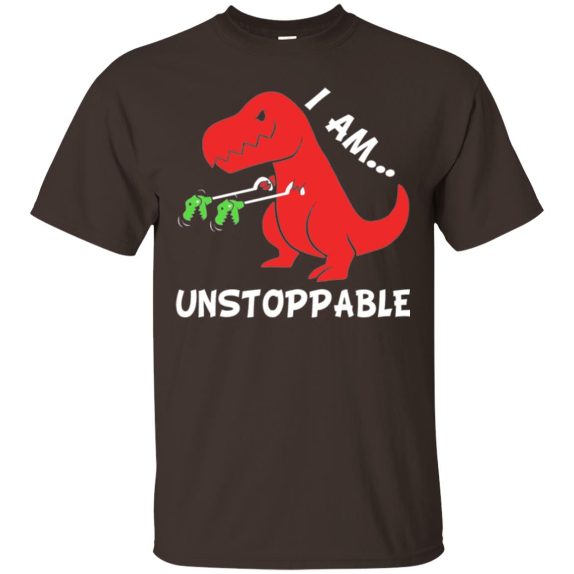 I Am Unstoppable T-shirt Dark Chocolate