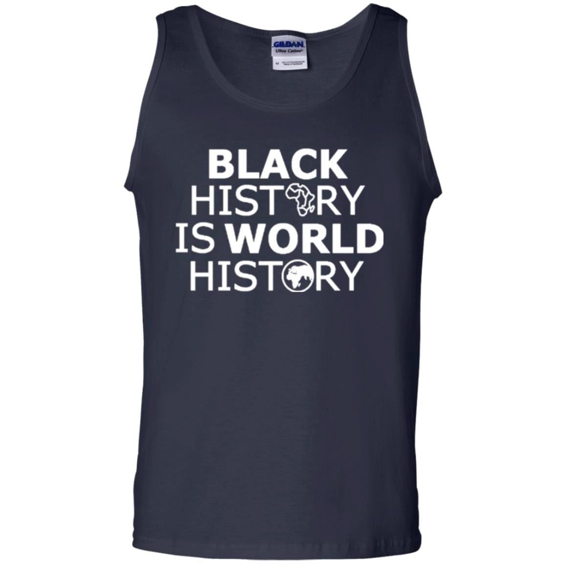 Black History Is World History T-shirt Navy