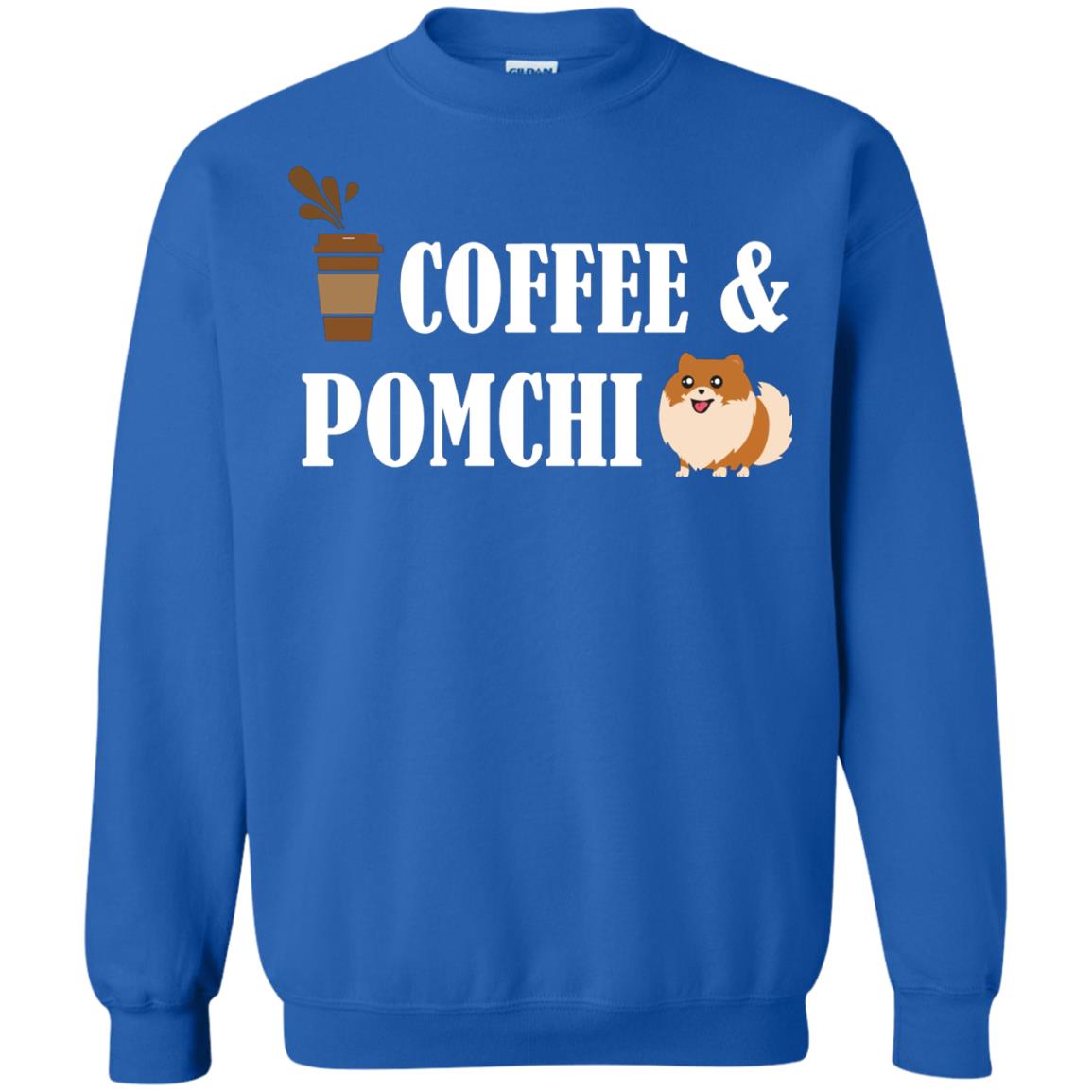 Coffee And Pomchi Lover Shirt Royal