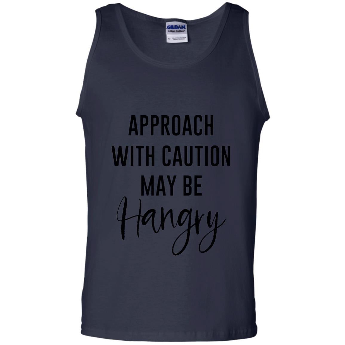 Approach With Caution Maybe Hangry T-shirt Navy