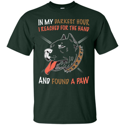 In My Darkness Hour I Reached For The Hand And Found A Paw Shirt Forest