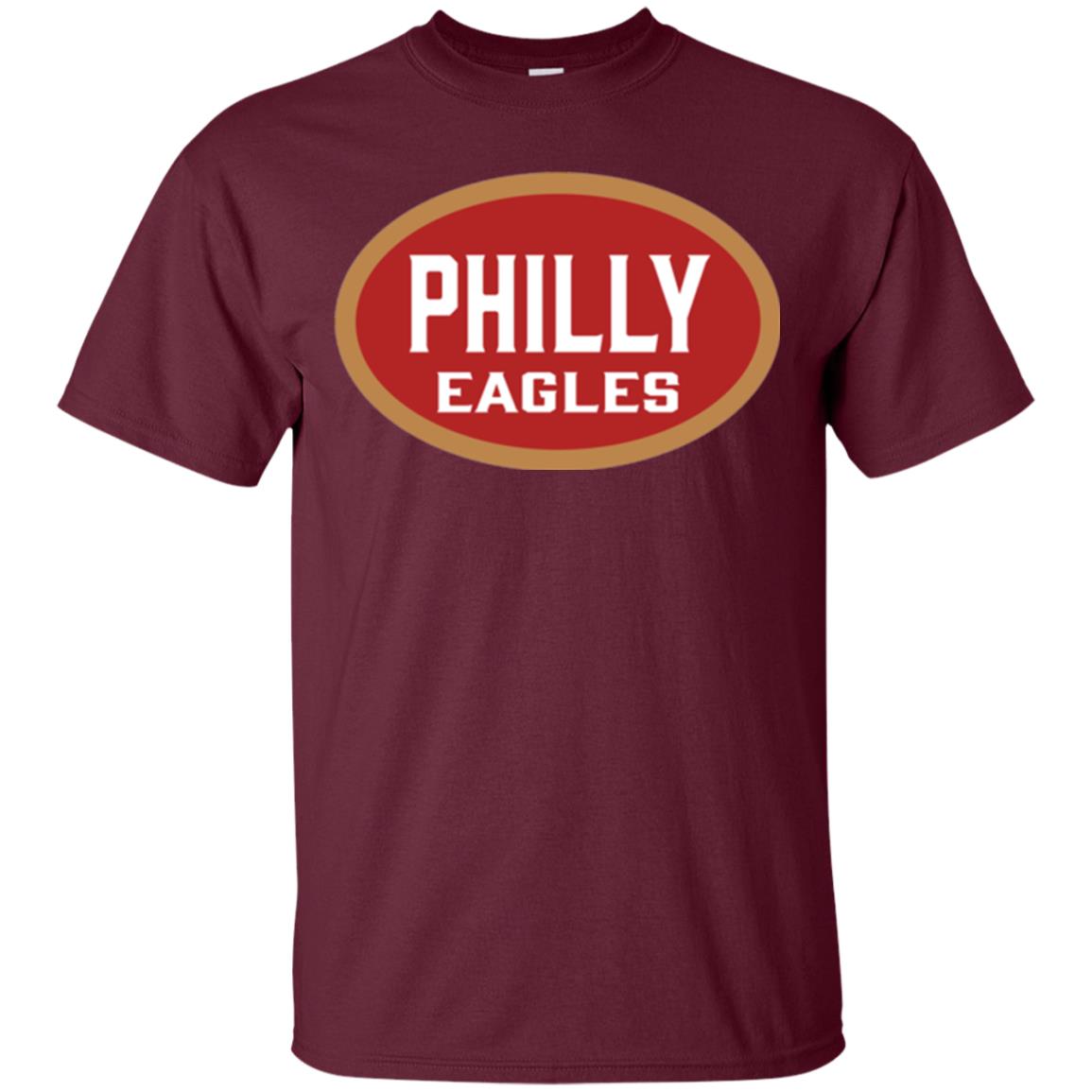 Football T-shirt Philly Eagles Maroon