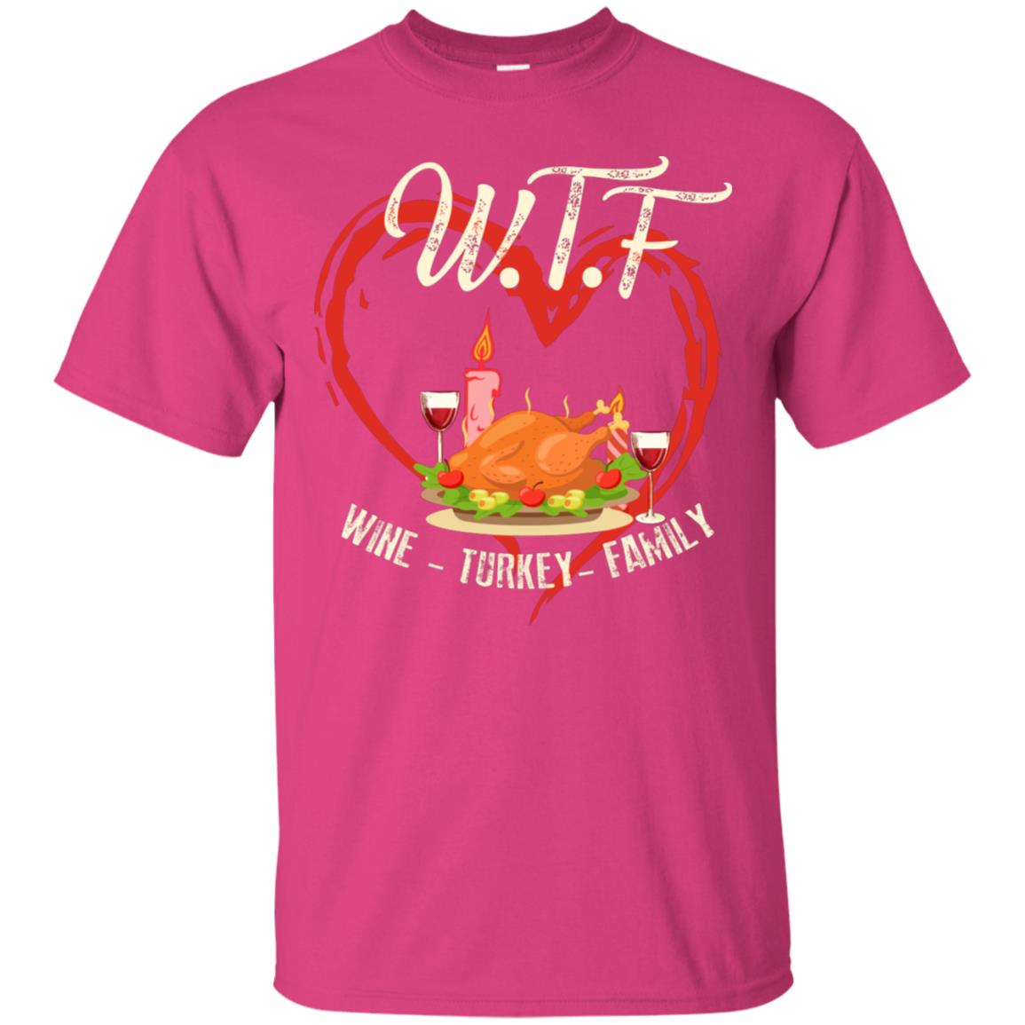 Turkey Wine Family Thanksgiving Drinking Gift Shirt For Family Heliconia
