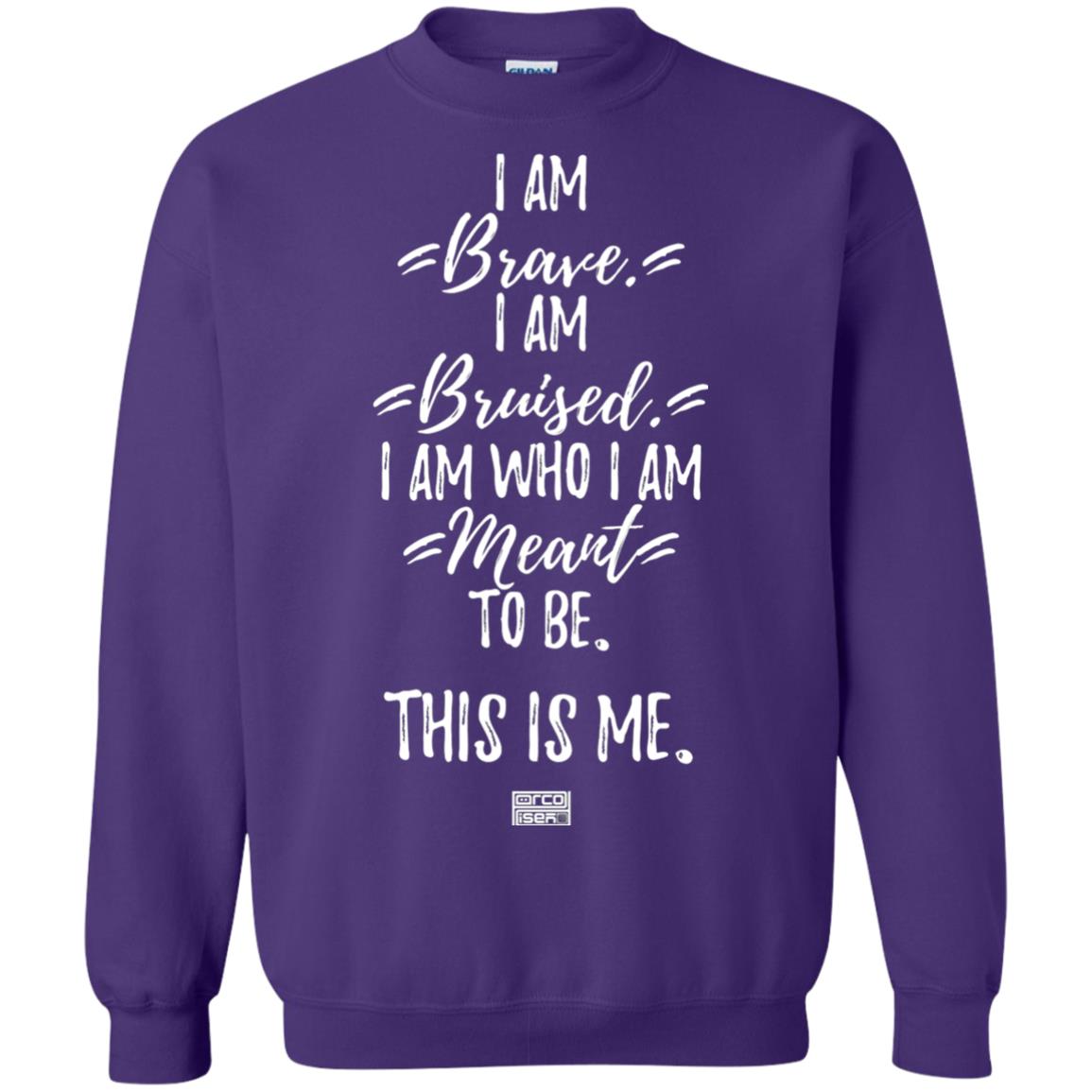 Brave This Is Me Proud Musical Theatre Performer T-shirt Purple