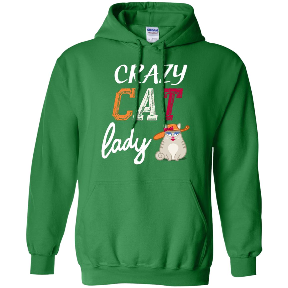 Crazy Cat Lady Chicken Shirt For Girls Womens Irish Green