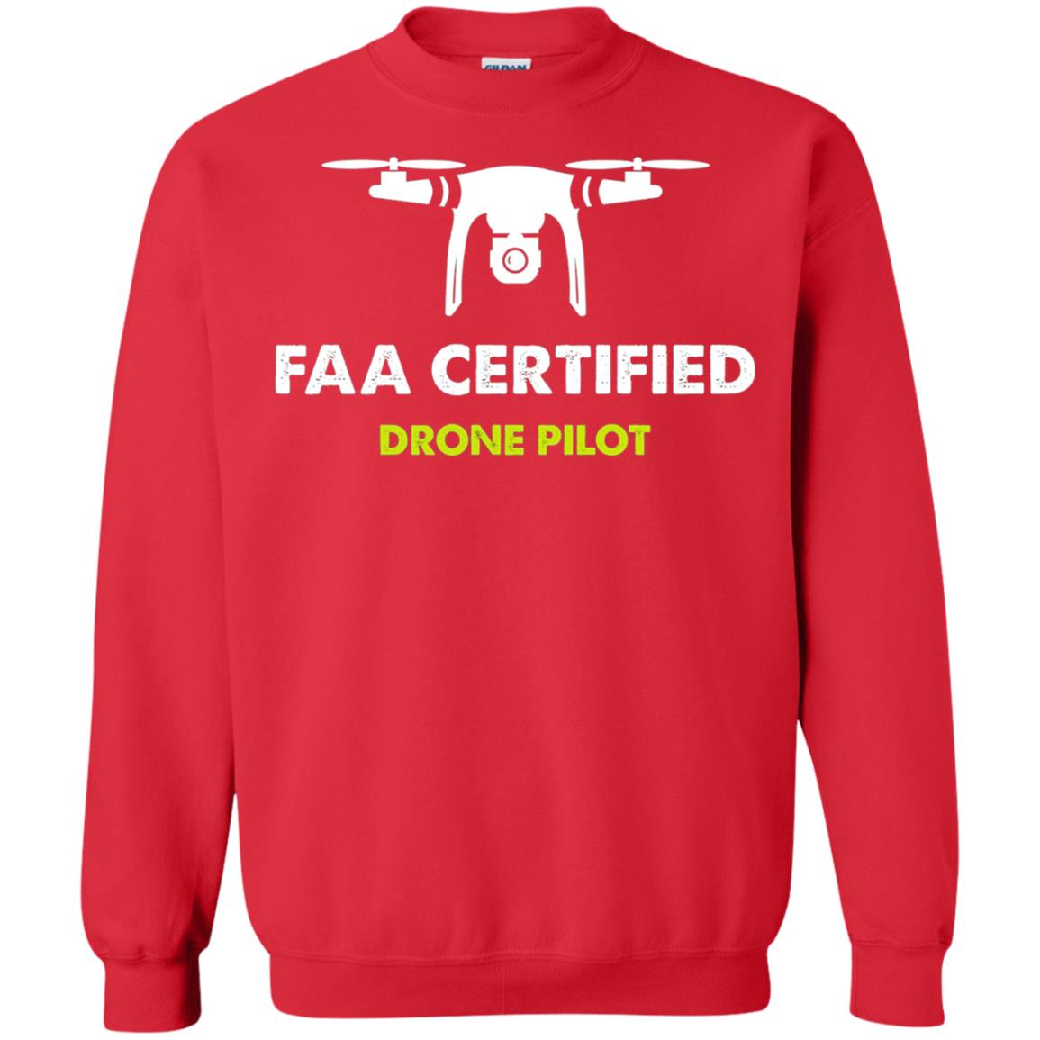 Faa Certified Drone Pilot T-shirt Red