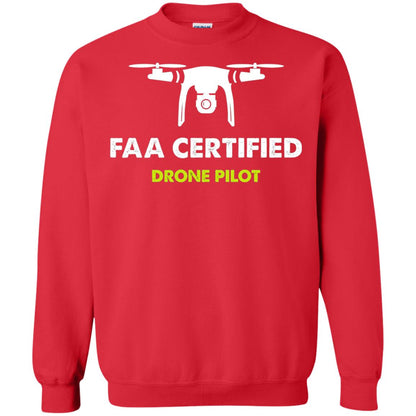 Faa Certified Drone Pilot T-shirt Red