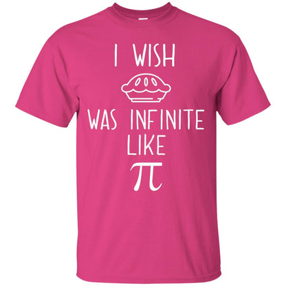 Funny Pi Day Shirt I Wish Pie Was Infinite Like Pi Heliconia