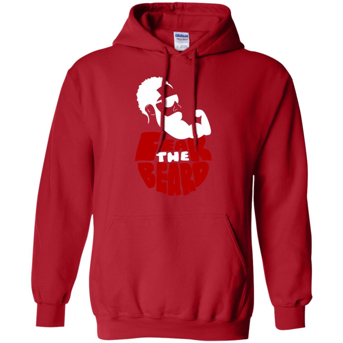 Fear The Beard No Shave November Gift Shirt For Mens Red