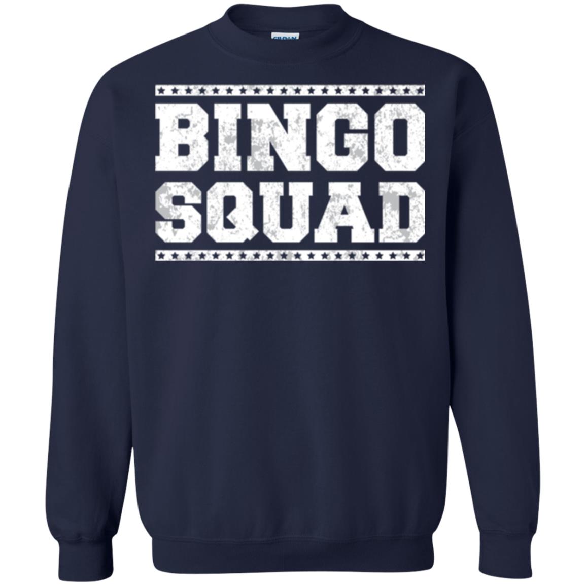 Bingo Squad Distressed Style Lucky Player T-shirt Navy
