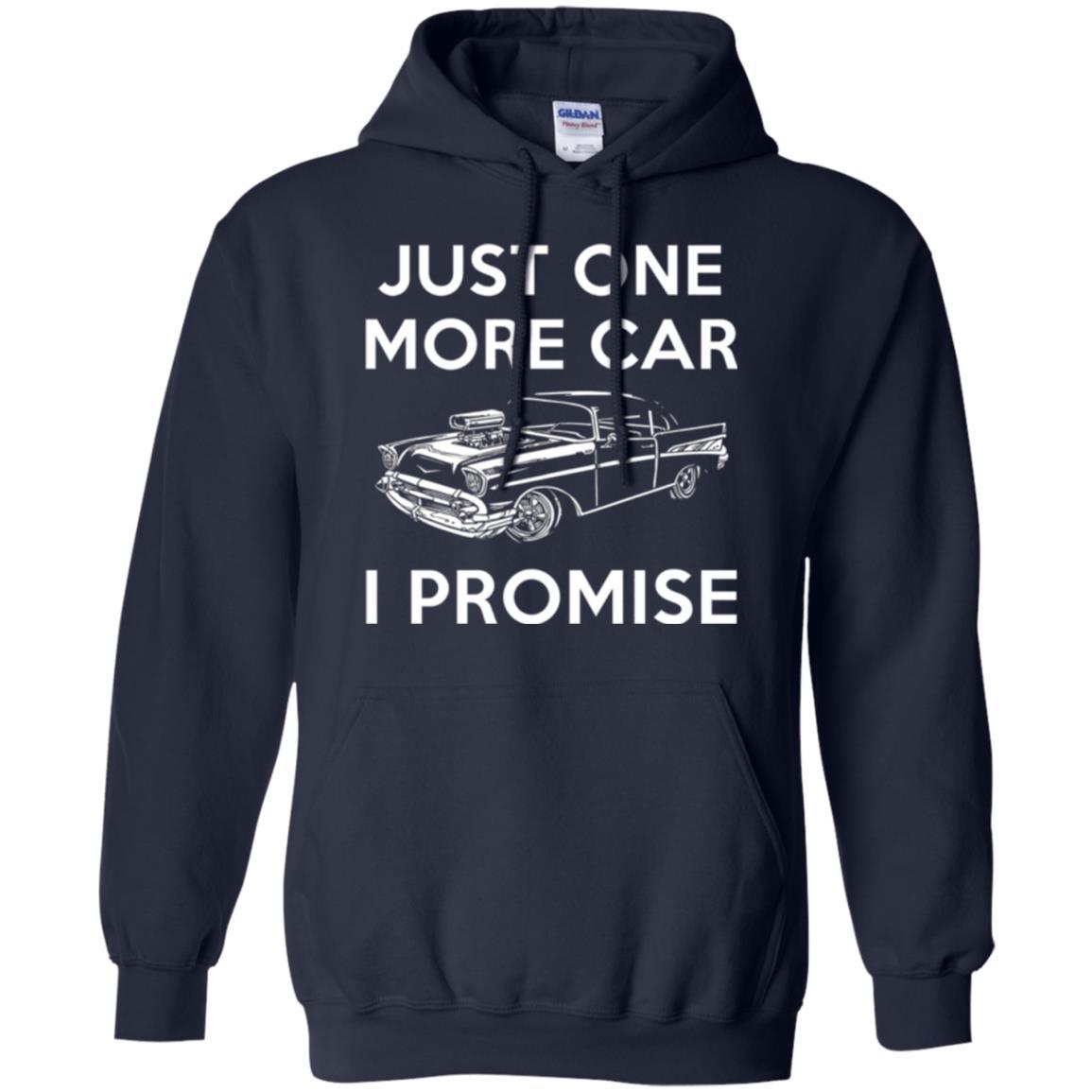 Car Lover T-shirt Just One More Car Navy