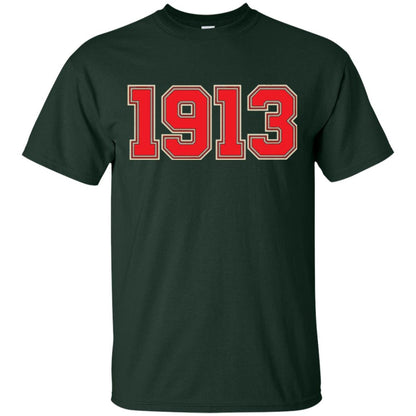 Delta Black Red Jersey Sigma 1913 T-shirt Forest Green