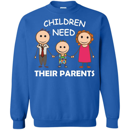 Children Need Their Parents End Separation Family Shirt Royal