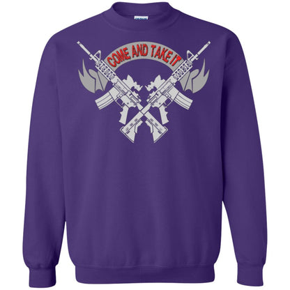 Military T-shirt Come And Take It Purple