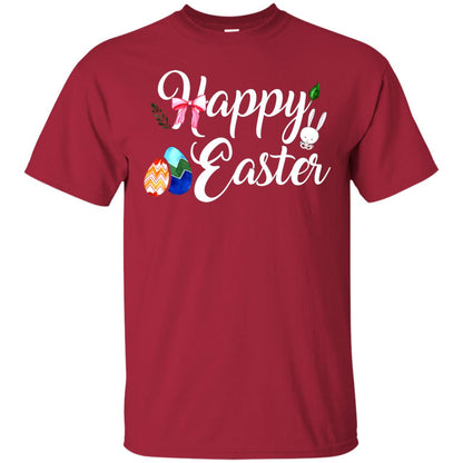 Happy Easter Egg T-shirt Cardinal