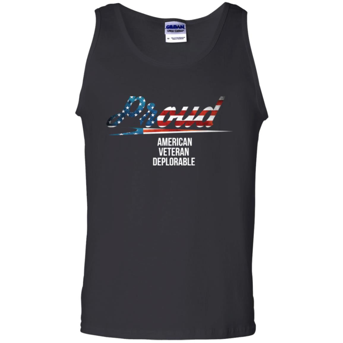 Veteran T-shirt Proud American Veteran Deplorable Black