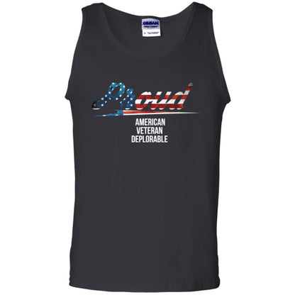 Veteran T-shirt Proud American Veteran Deplorable Black