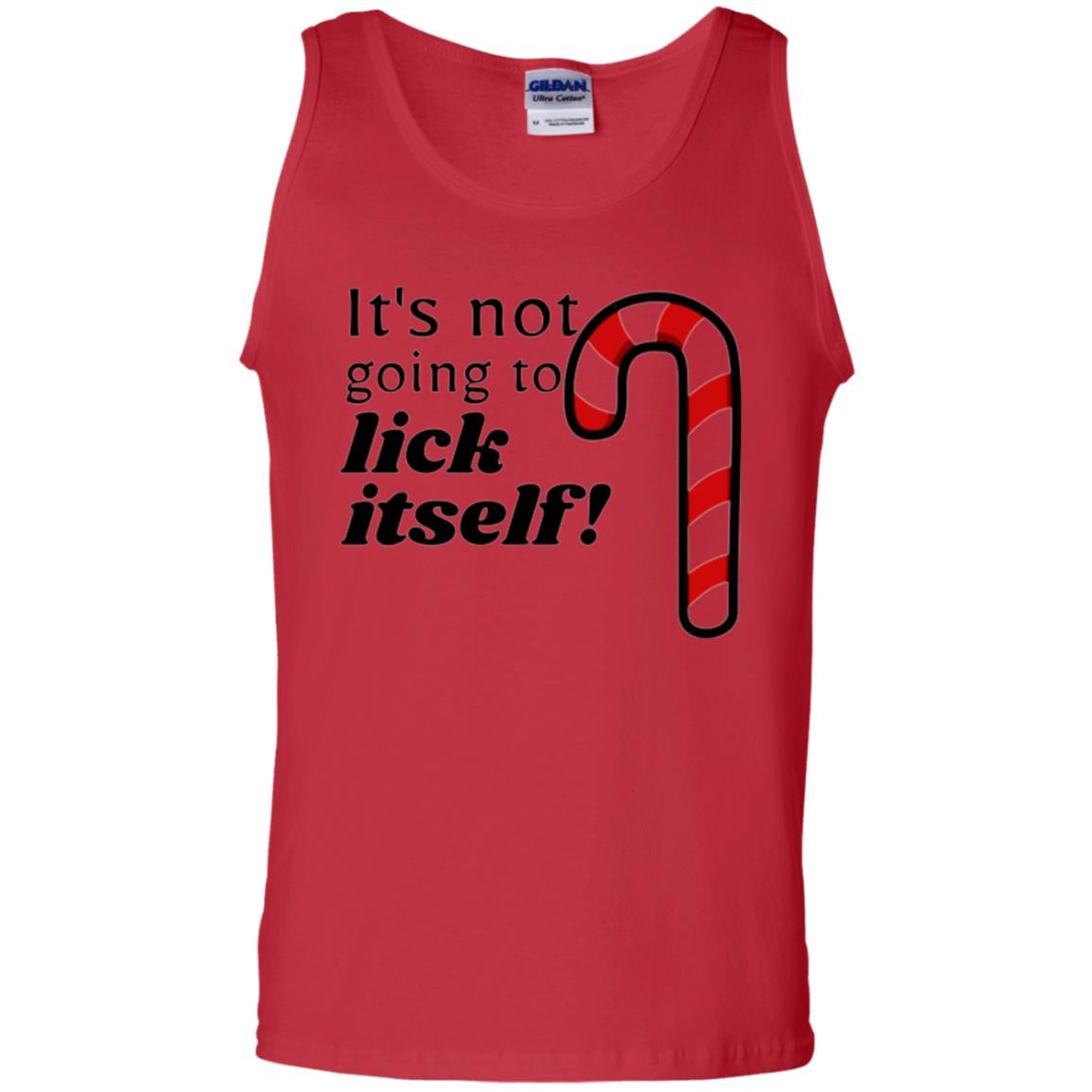Christmas T-shirt It_s Not Going To Lick Itself Red