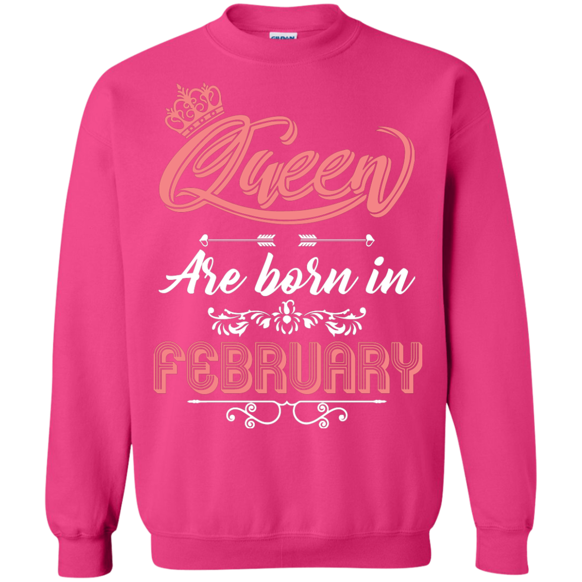 Brithday T-Shirt Queen Are Born In February Heliconia