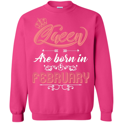 Brithday T-Shirt Queen Are Born In February Heliconia