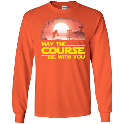 May The Course Be With You T-shirt Orange