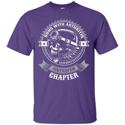 Sons With Arthritis Ibuprofen Chapter Funny Bikers Shirt Purple