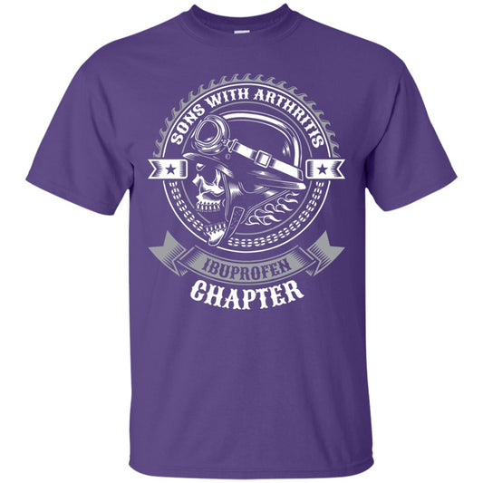 Sons With Arthritis Ibuprofen Chapter Funny Bikers Shirt Purple