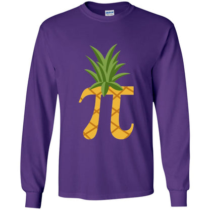 Parody Of Pi Pineapple Funny Pi Day T-shirt Purple