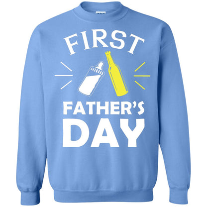 First Father's Day Shirt Carolina Blue