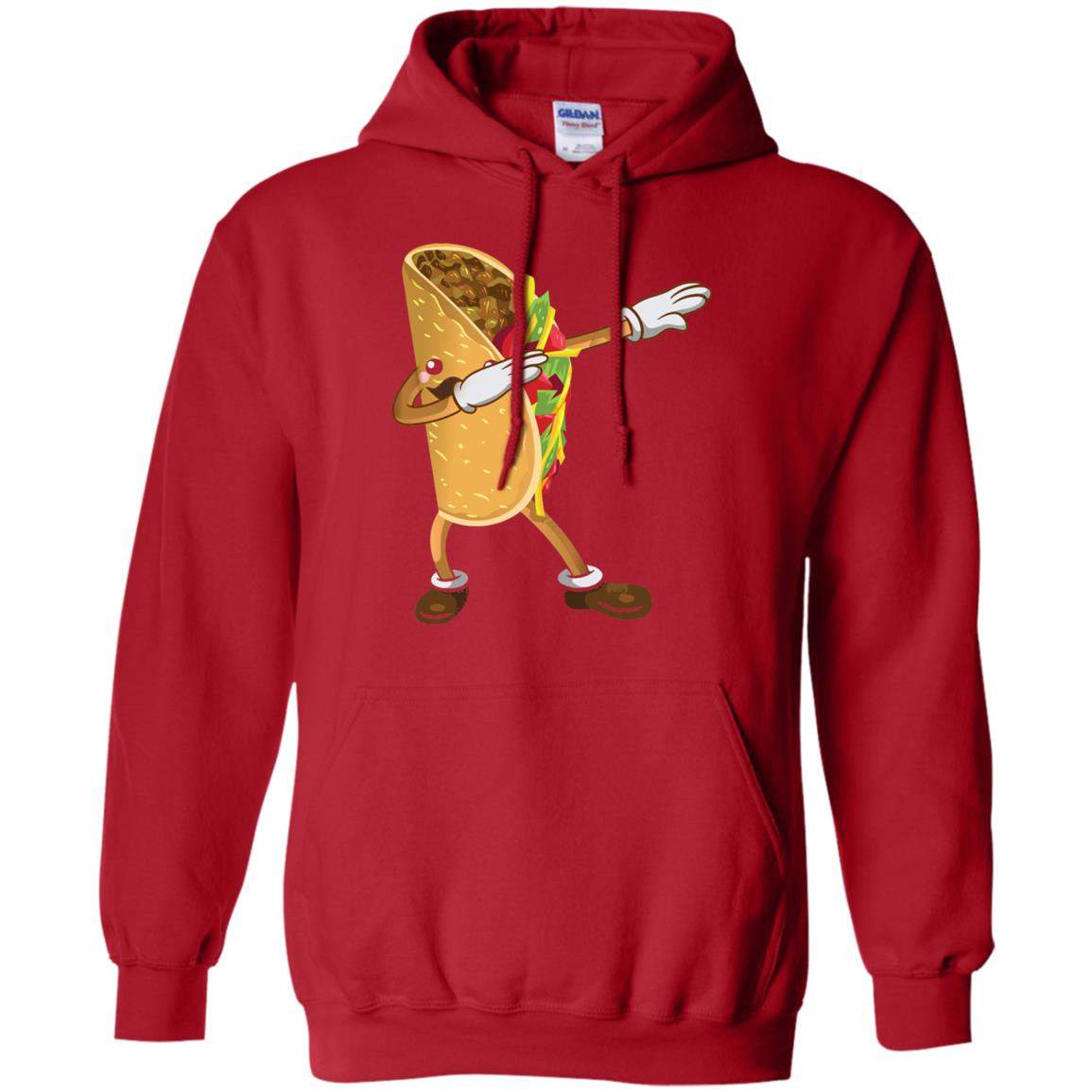 Dabbing Taco Shirt Funny Cinco De Mayo 2018 Red