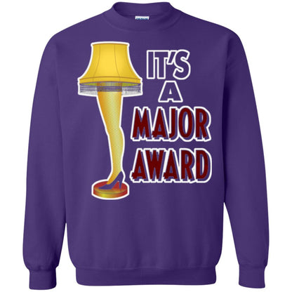 Christmas T-shirt It_s A Major Award Leg Lamp Purple