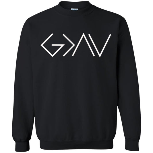 Christian T-shirt God Is Greater Than Our Highs And Our Lows Know Him Black