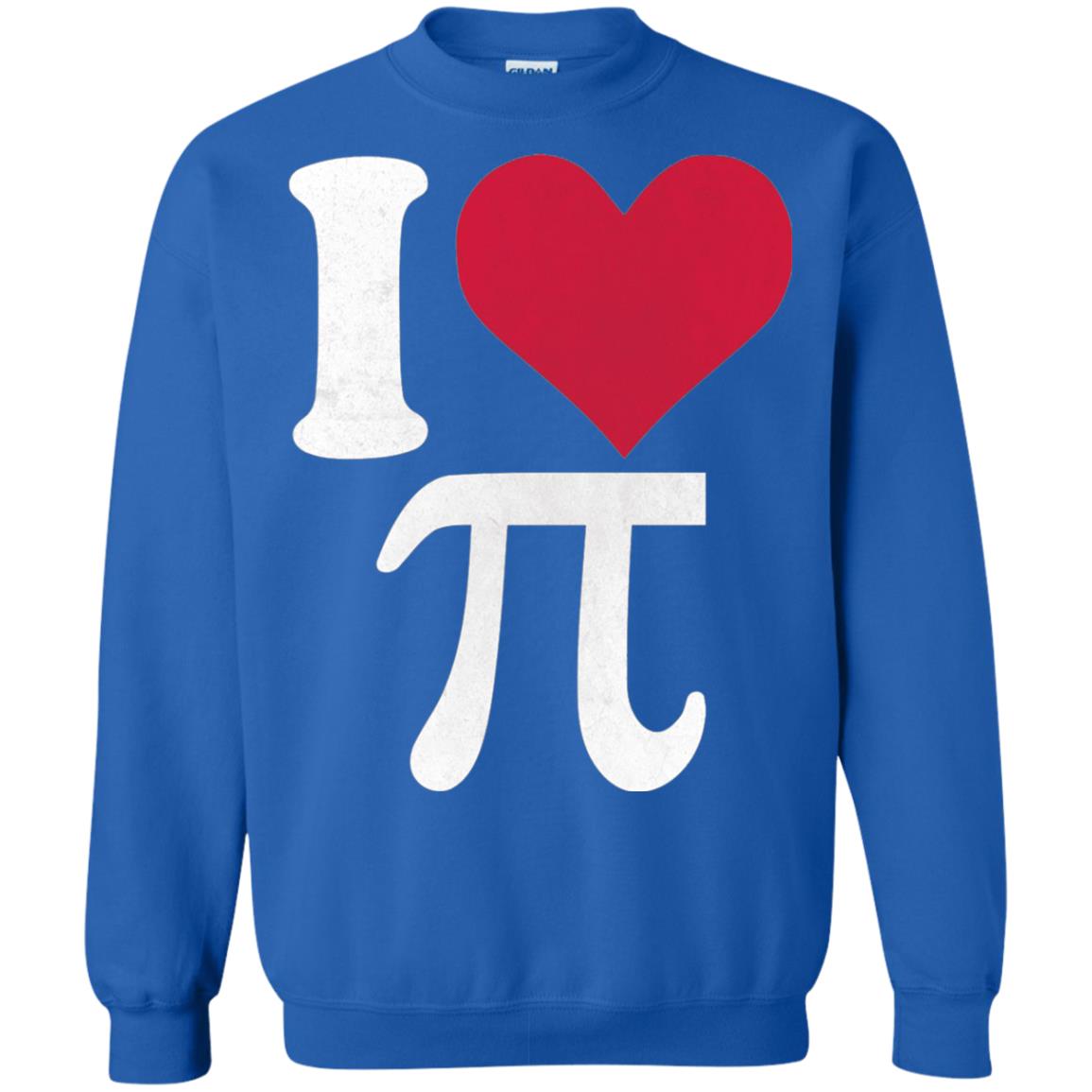 I Love Pi Vintage Retro Pi Day T-shirt Royal