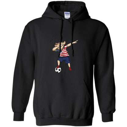 Dabbing Soccer Boy United States Jersey Shirt Usa Football Black