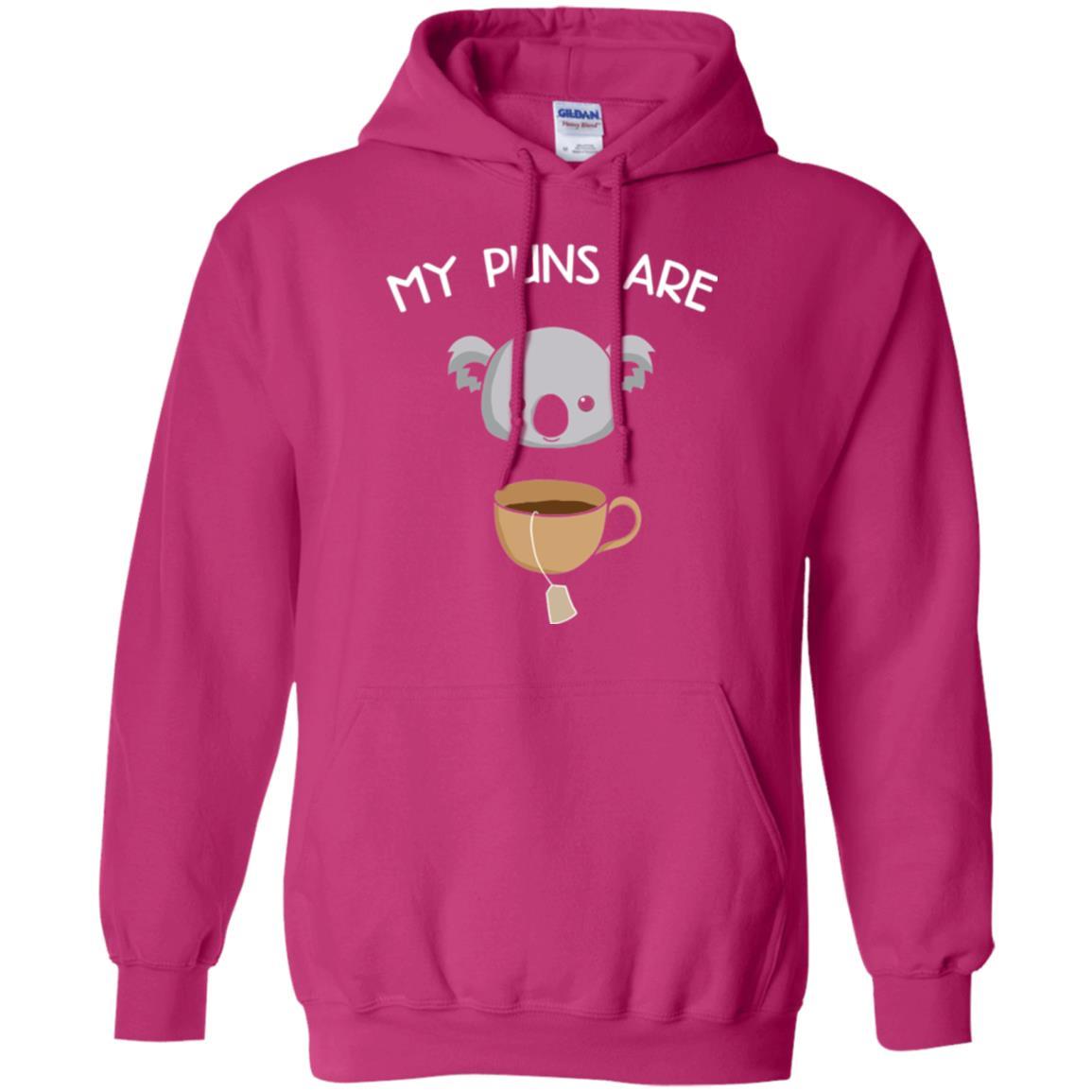 Animal Puns T-shirt My Puns Are Koala Tea Heliconia
