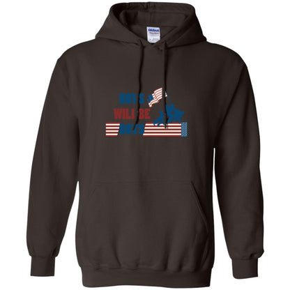Boys Will Be Boys Military Shirt Dark Chocolate