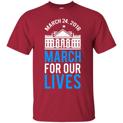 March For Our Lives March 24 2018 T-shirt Cardinal