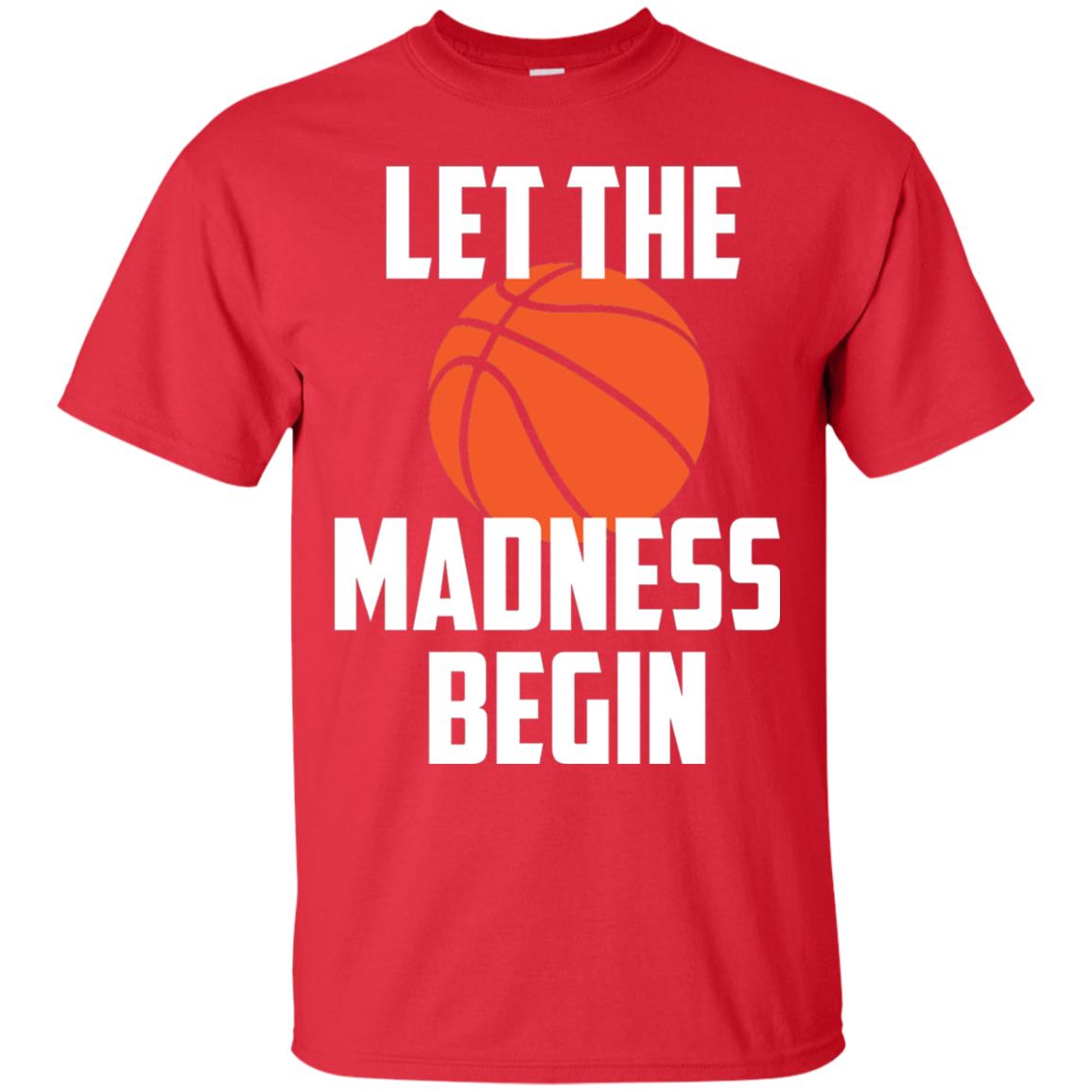 Let The Madness Begin Basketball Player Shirt Red