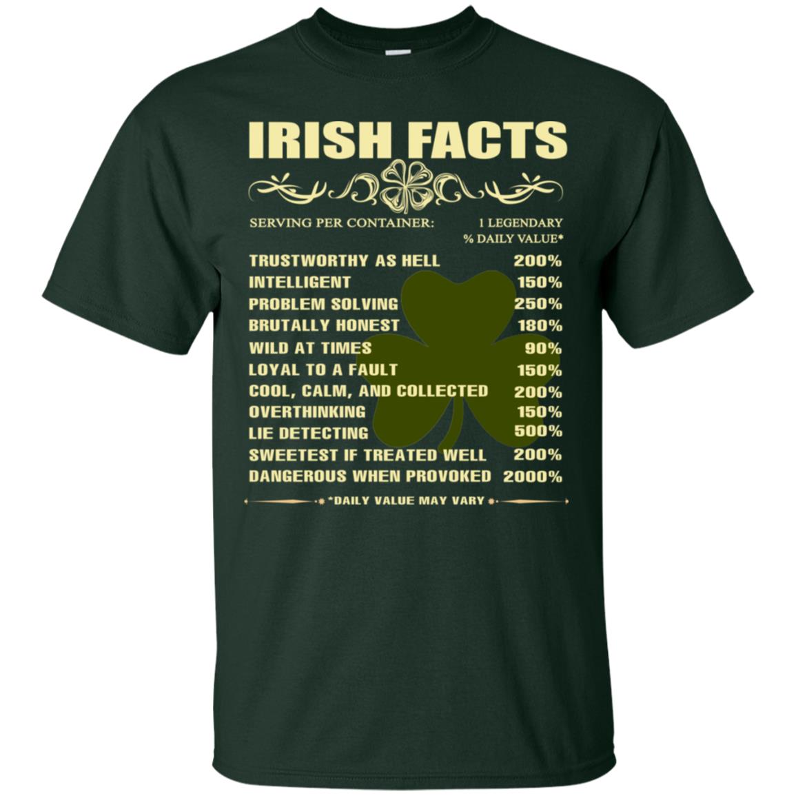 Irish Facts Intelligent Problem Solving Shirt Forest
