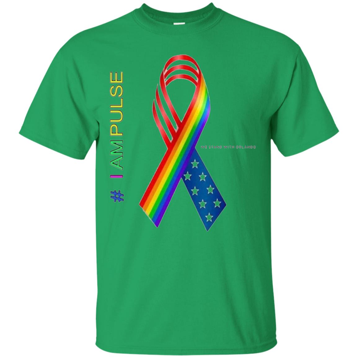 We Stand With Orlando Remembrance Lgbt Shirt Irish Green